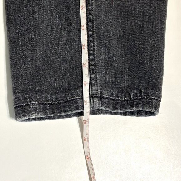 Earnest Sewn Jeans Men's Size 33 X 27 Grey Black Denim Straight Leg Fulton 402 - Picture 11 of 16